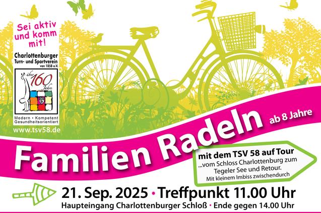 Flyer zu Familien Radeln